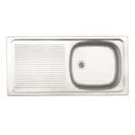 Trendline Lay On Stainless Steel Sink SEB; SB/SD + Waste