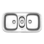 Quinline: SS Kitchen Sink With Waste; 2.5B