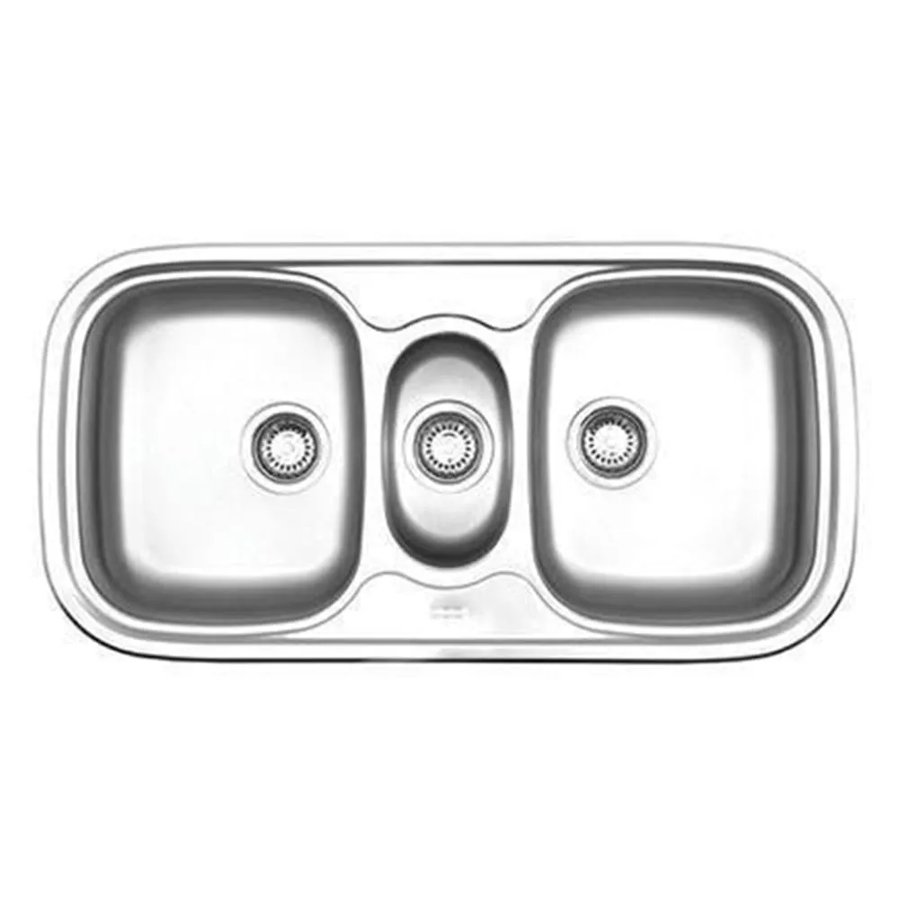 Quinline: SS Kitchen Sink With Waste; 2.5B