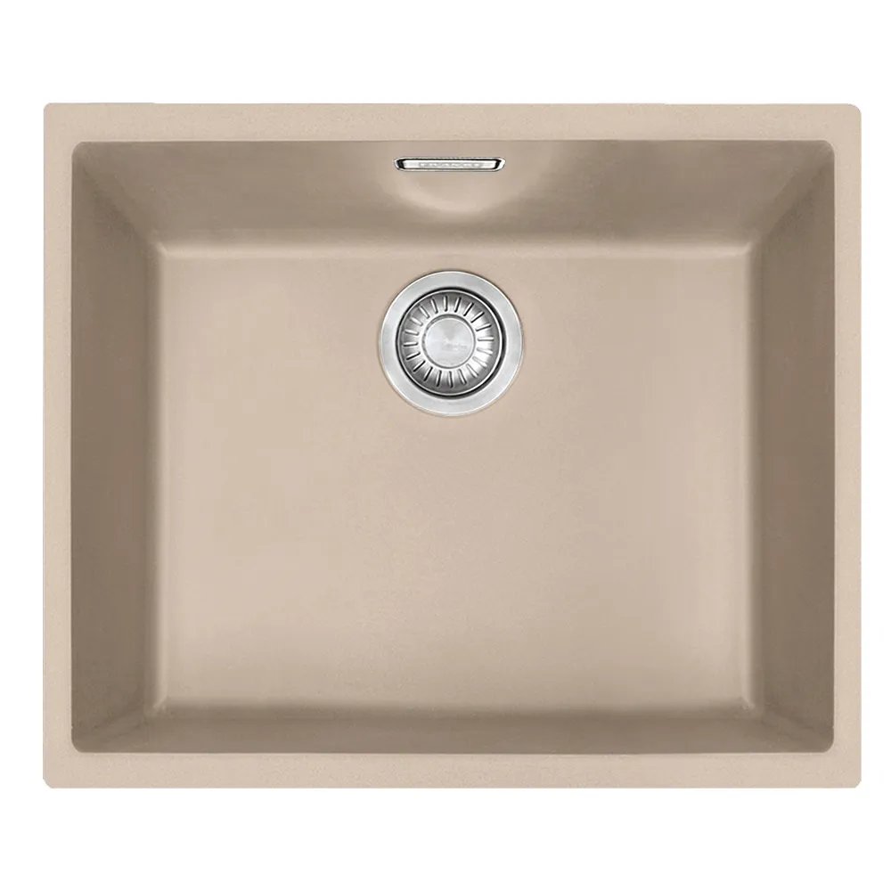 SID110-50 Sirius Tectonite Inset Kitchen Sink, Single Bowl, Coffee