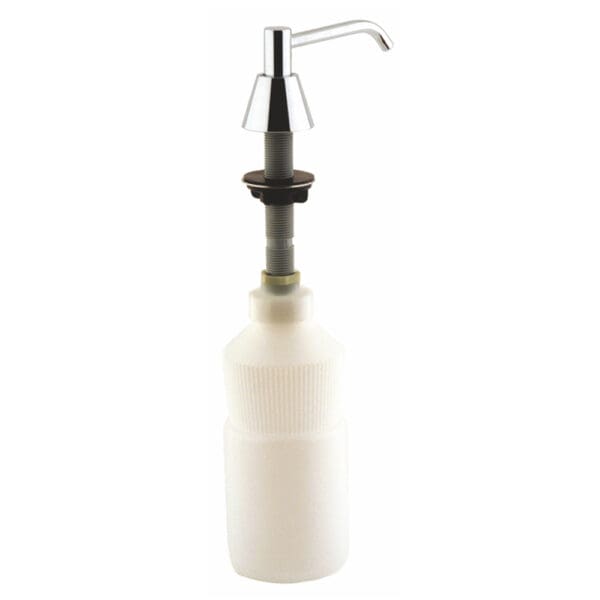 Recessed Soap Dispenser 0.95L: Chrome Platted/White