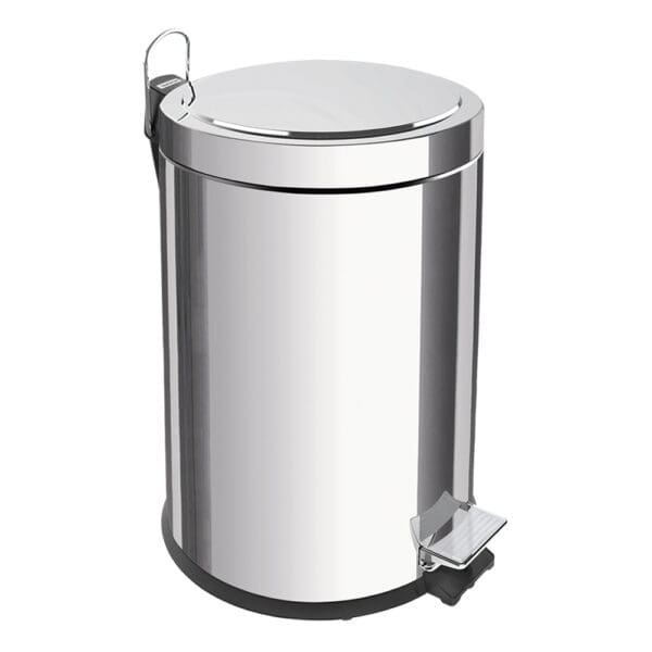 Stainles Steel Step Bin; 5lts Mirror Polish