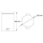 Stainless Steel Step Bin; 20lts, Satin