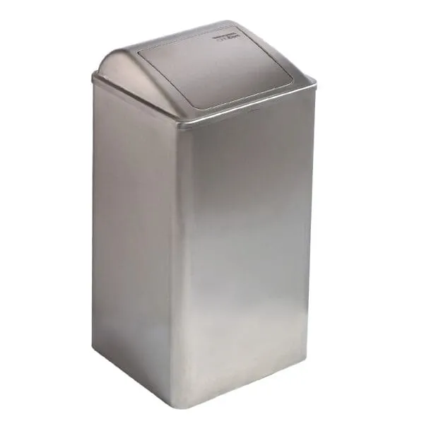 Mediclinics: Stainless Steel Receptacle Bin; 65Litres, Satin