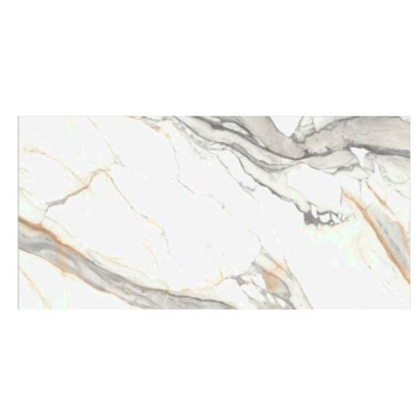 Calacatta Venatica: Polished Porcelain Tile (120.0x240.0)cm, White