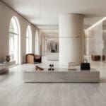 Traventino Beige: Polished Porcelain Tile; (120.0x240.0)cm, Beige