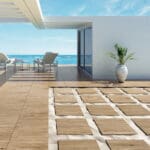 Balau Natural: Matt Porcelain; (23.0x120.0)cm