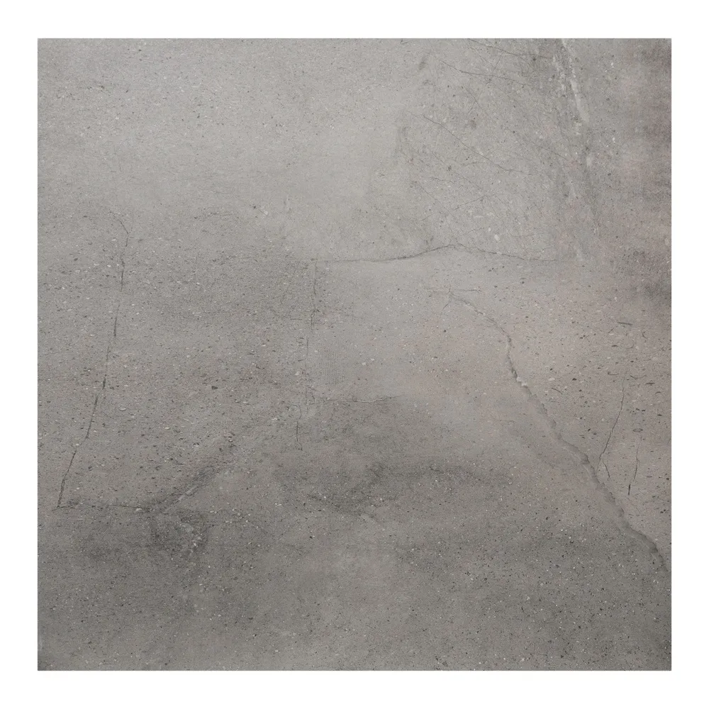 Caubex Grey M: Matt Porcelain Tile; (60.0x60.0)cm