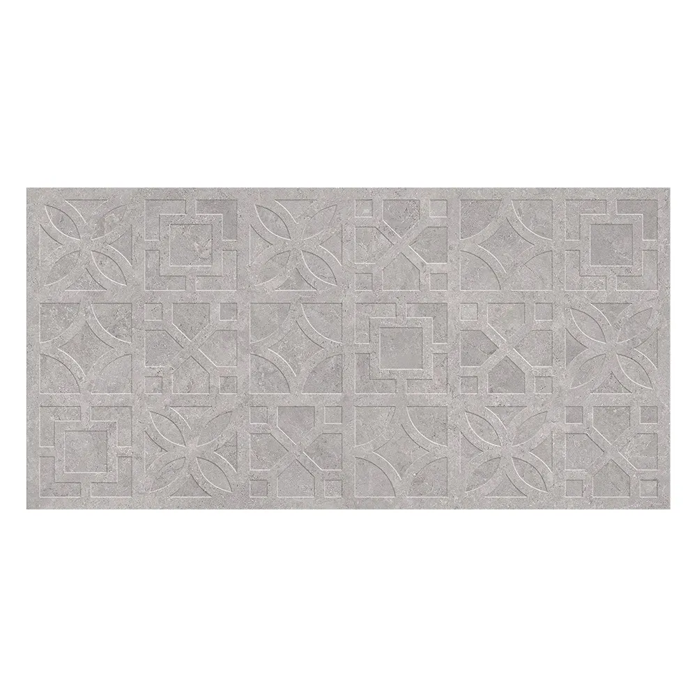 Orra Silver Decor: Matt Porcelain Tile; (60.0x120.0)cm
