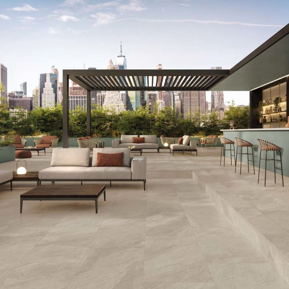 Shale Taupe: Matt Porcelain Tile; (60.0x120.0)cm
