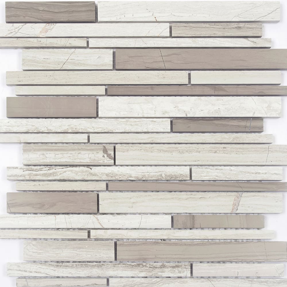 SMR-04P(A): Stone Mosaic Tile; (29.8x32.5)cm