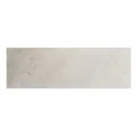 Crema Marfil: Polished Marble Skirting Tile; (10.0x 40.0)cm, White