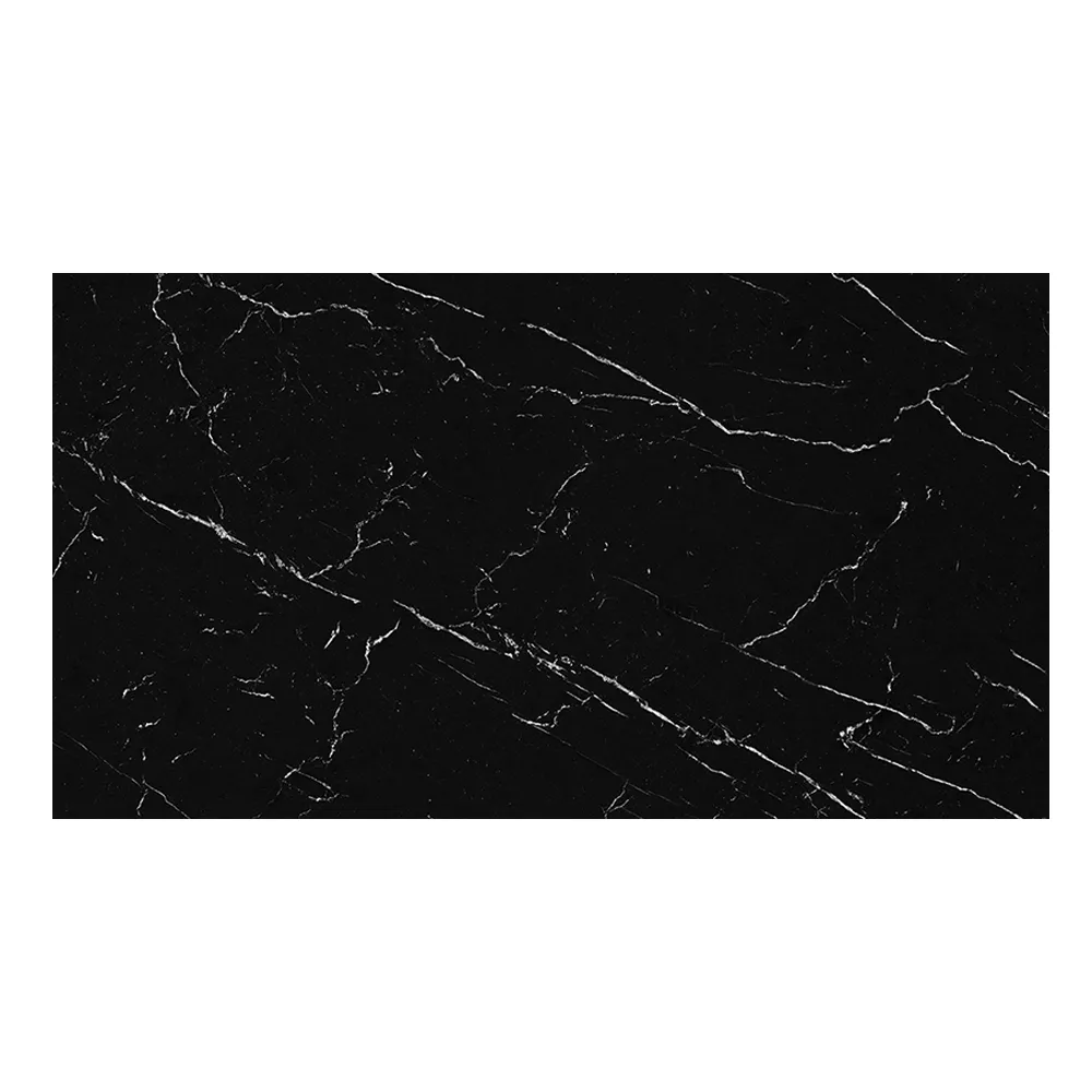 Nero Marquina NM01 R: Polished Sintered Stone Slab; (320.0x150.0x0.6)cm