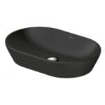 D-Neo: Over counter Wash Bowl + Fixings; 60cm, Anthracite Matt