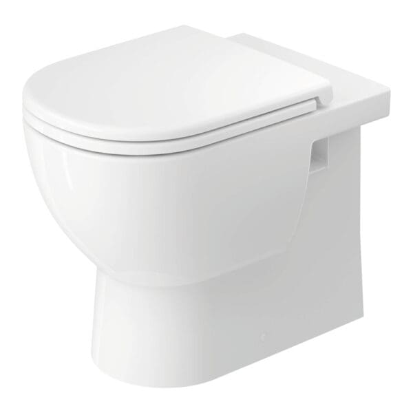 D-Code: Rimless WC Pan; Floor Standing; 57cm, White