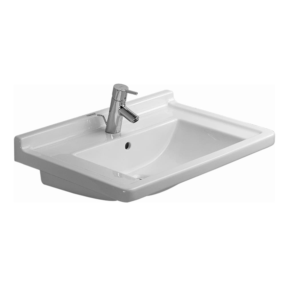 Duravit: Starck 3 ; Furn. Wash Basin White, 70cm