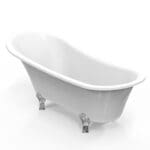 Freestanding BathTub: (176x74x72)cm: White