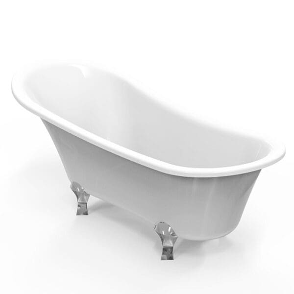 Freestanding BathTub: (176x74x72)cm: White