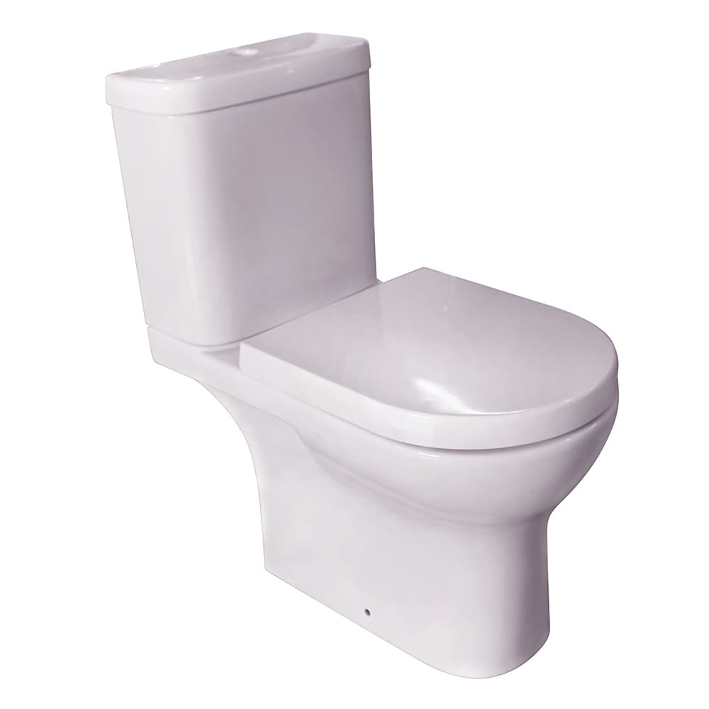 Tapis Elodie: WC Pan P-Trap Rimless, White
