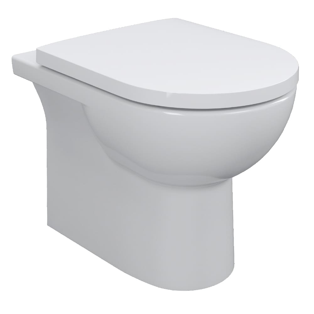 Ivan: WC Pan, Rimless, Back To Wall (BTW), White