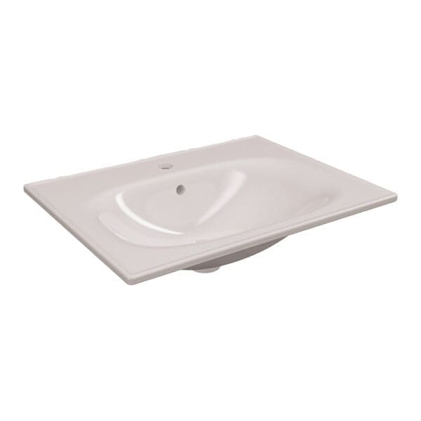 Tapis: Blade Furniture Vanity Washbasin; 100cm, White 1 Tap Hole