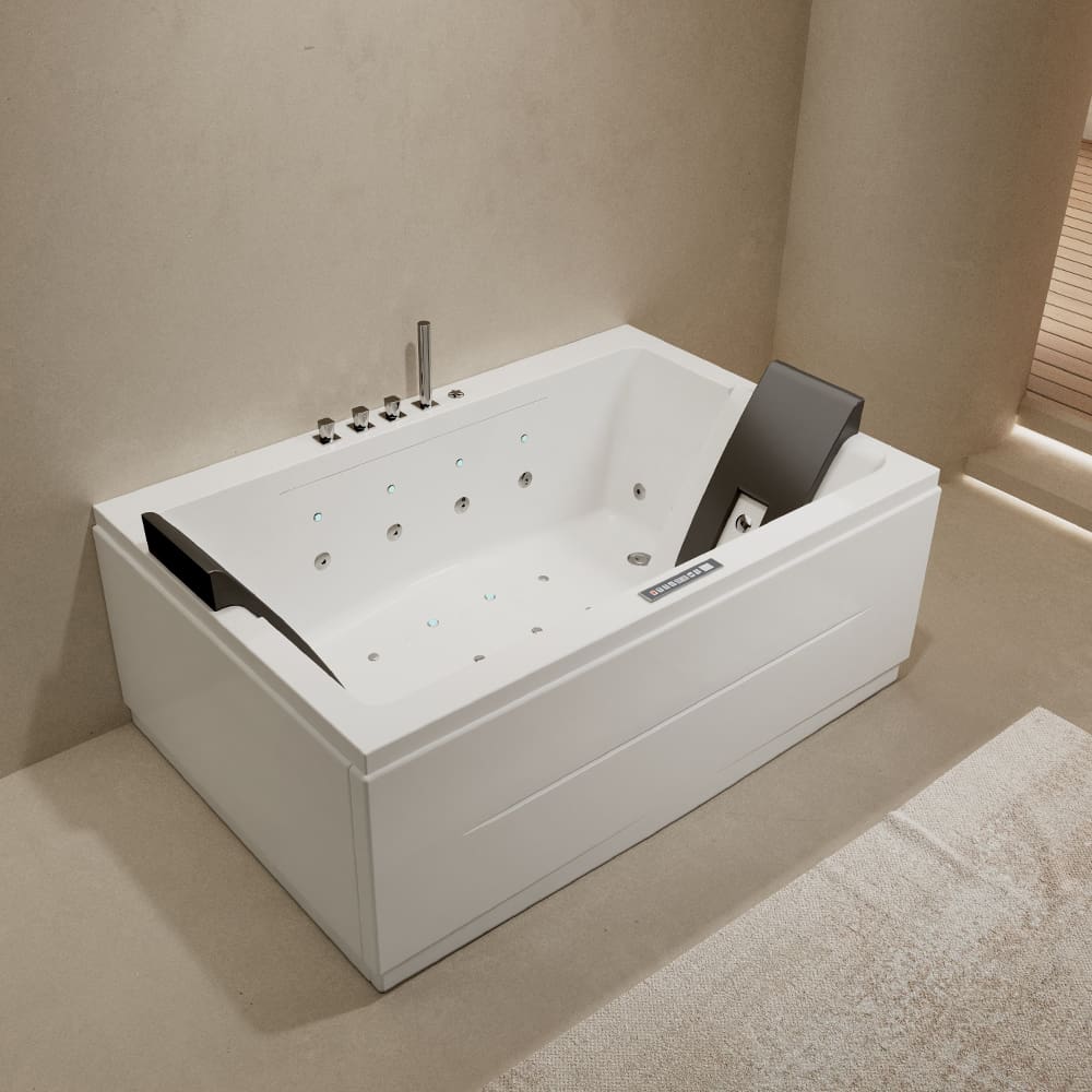 NTH: Massage BathTub; (170x115x67cm), White