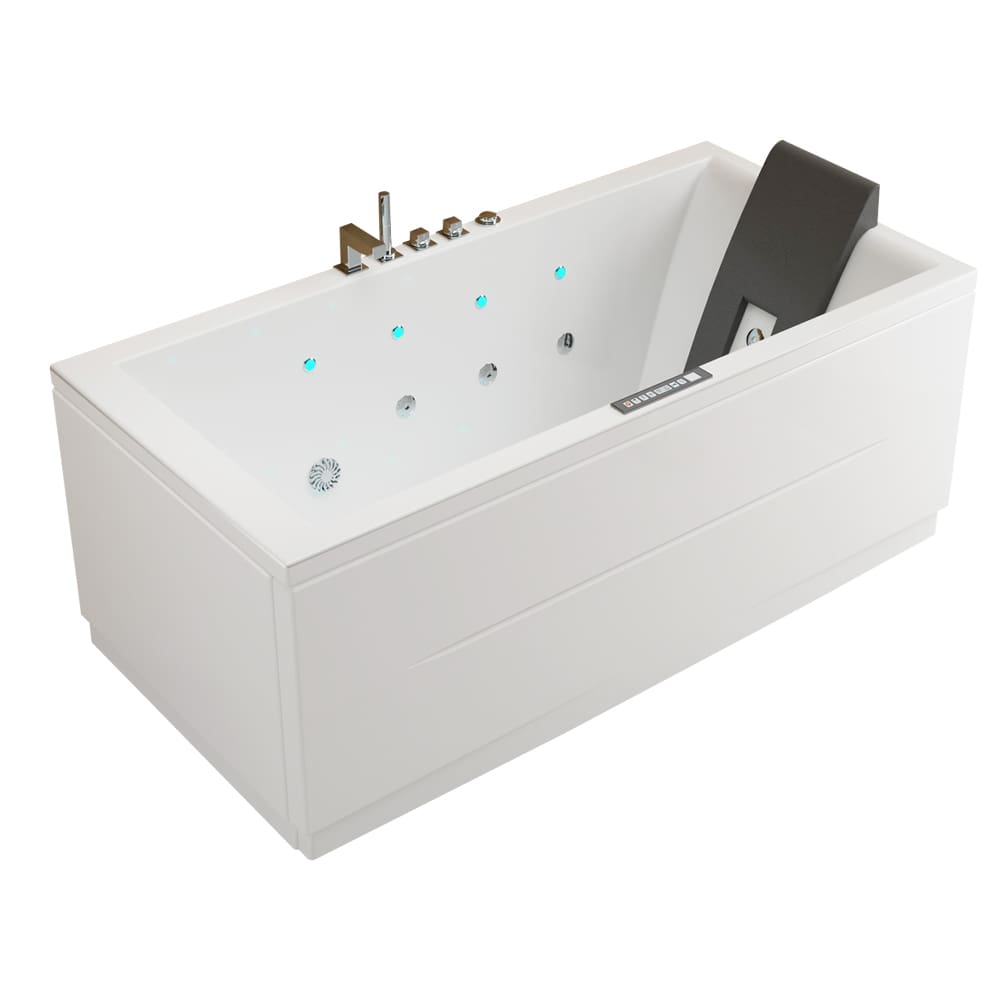 NTH: Massage BathTub; (170x85x67.5cm), White