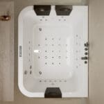 NTH: Massage BathTub; (190x145x76cm), White