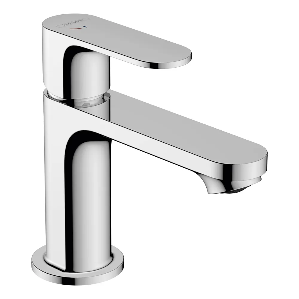 Rebris S CoolStart 80: Basin Mixer With pop up Waste; Single Lever, Chrome Plated