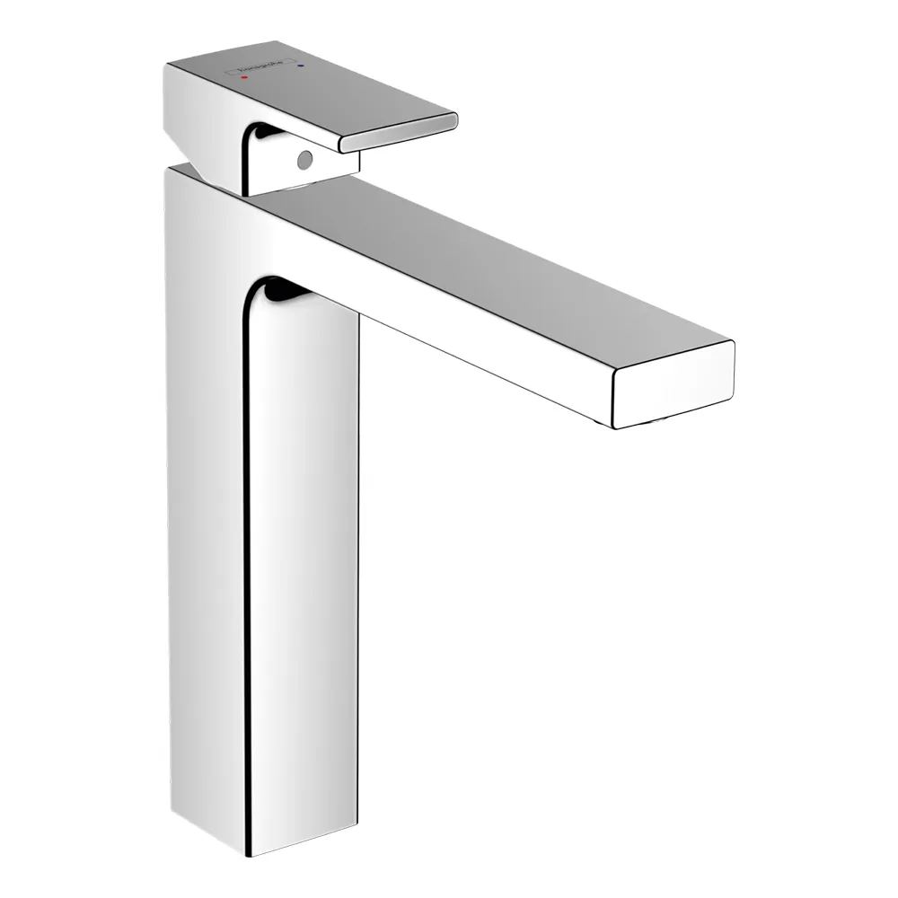 Vernis Shape 190: Single Lever Basin Mixer With pop up Waste, Chrome Plated