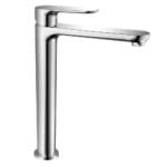 Nova HB: Long Neck Single Lever Basin Mixer Without Pop Up; Brass Chrome Plated