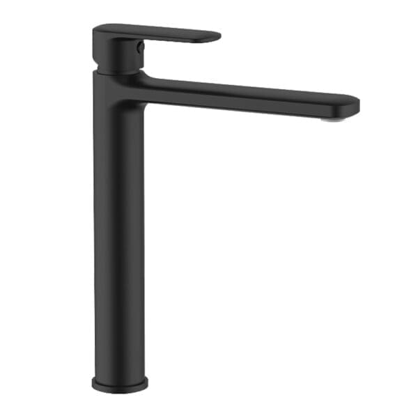 Tapis Pearl: High Riser Basin mixer, Single Lever, Matt Black