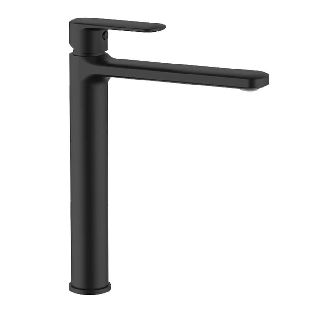 Tapis Pearl: High Riser Basin mixer, Single Lever, Matt Black