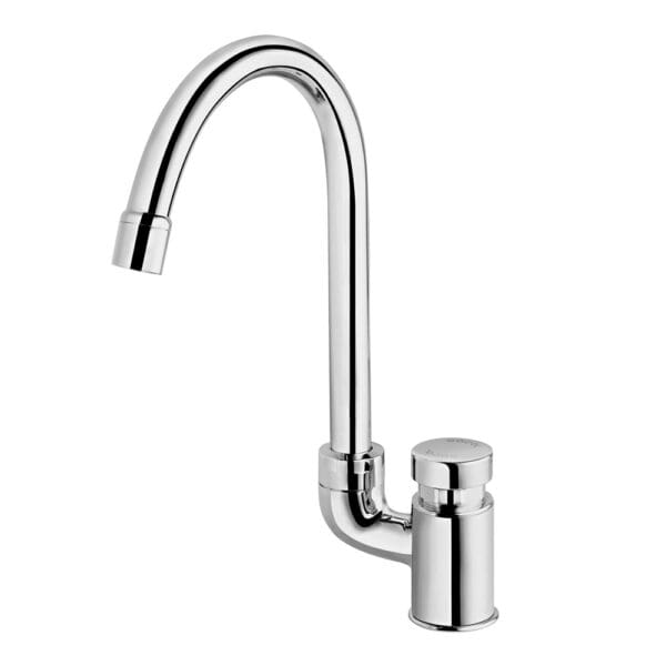 Docol: Alfa: Basin Pillar Tap, 1/2in, Chrome Platted