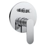 Nova HB: 4 Way Concealed Shower Mixer (Without Shower And Spout); Brass C.P.