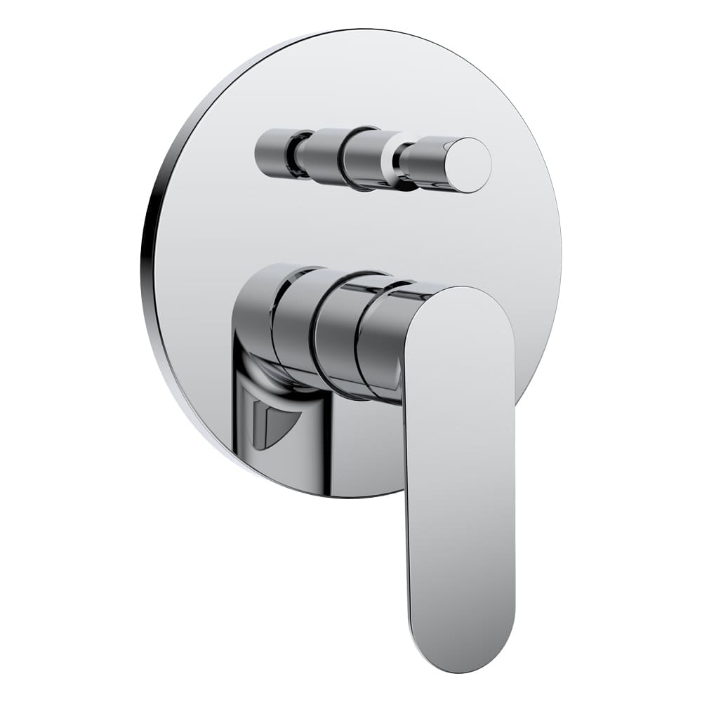Nova HB: 4 Way Concealed Shower Mixer (Without Shower And Spout); Brass C.P.