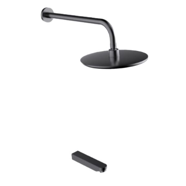4 way Concealed Shower Mixer without Shower Set, Matt Black