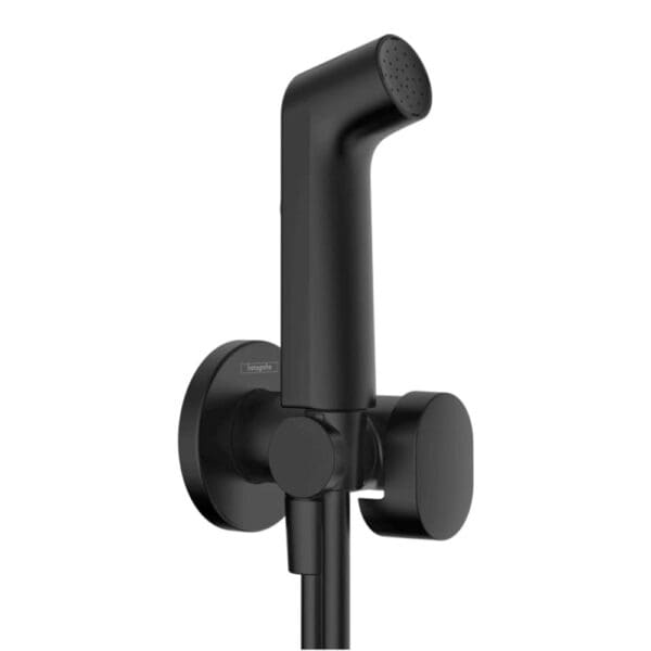 Hansgrohe: Hand Shower Bidette S With Hose& Holder, 1.2M, Matt Black