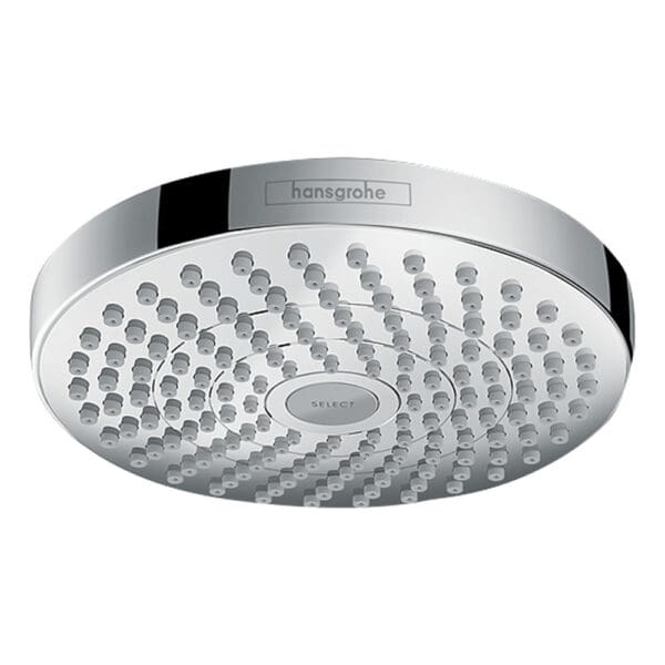 Croma Select S 180: 2 Jet Ecosmart Over Head Shower, Chrome Plated