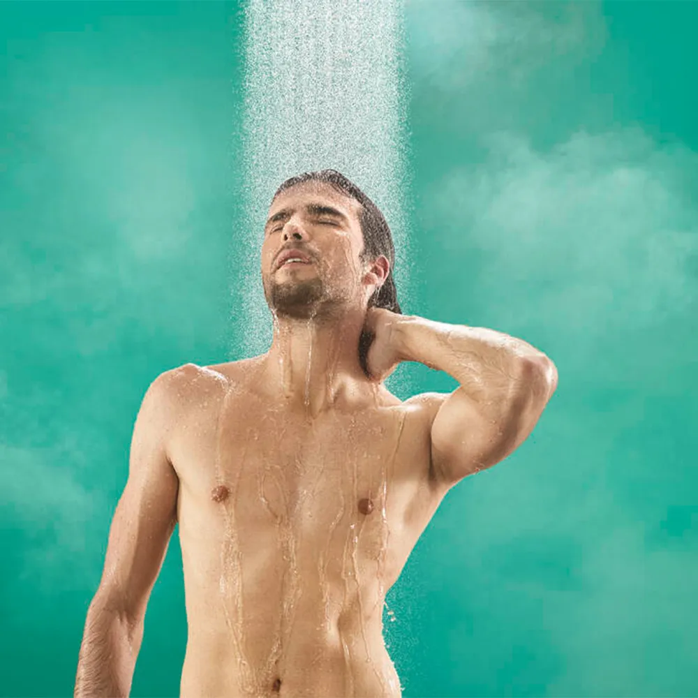 Pulsify 260: Overhead Shower 2 Jet With Wall Connector, Matt Black
