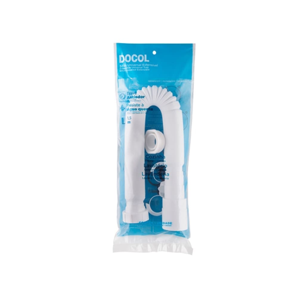 Docol: Extensible Universal Trap; 150cm, White