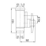 Tapis: Concealed Delay Action WC Flush Valve