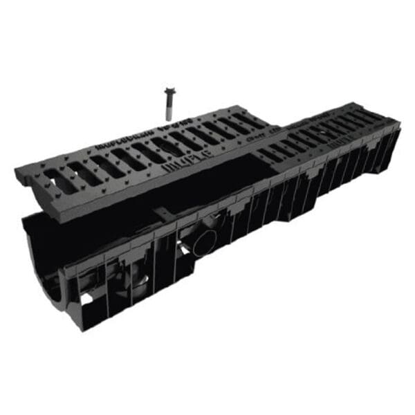 Mufle 100/160 HDPE VIP 100 Drain Channel - 1 Metre
