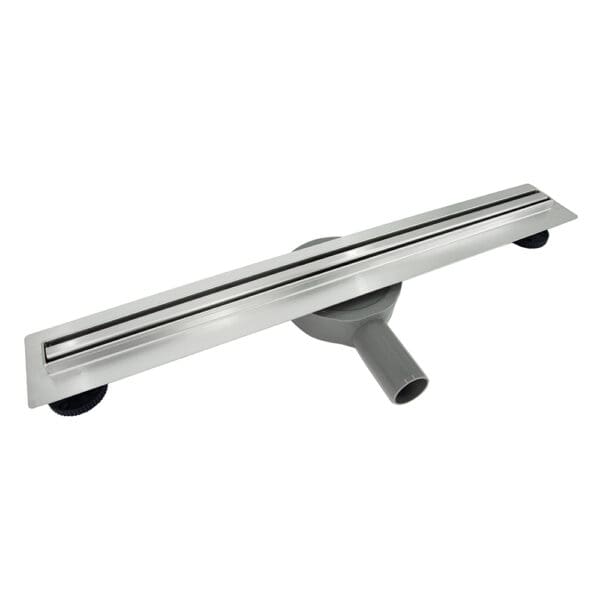 Tapis: Stainless Steel Slimline Linear Brushed Shower Drain, 60cm; T02;