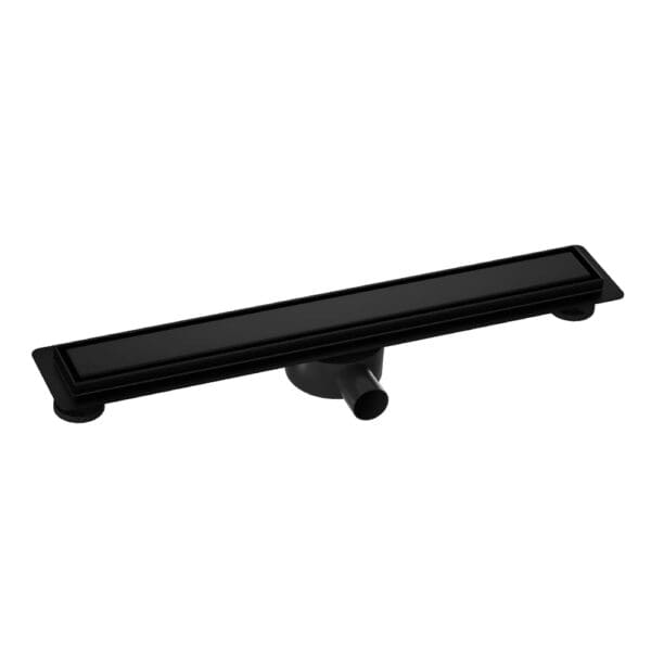 Tapis: Stainless Steel Linear Tile Inlay Shower Drain; 60cm, Matt Black GTH01