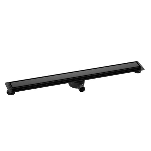 Tapis: Stainless Steel Linear Tile Inlay Shower Drain, 90cm; Matt Black GTH01