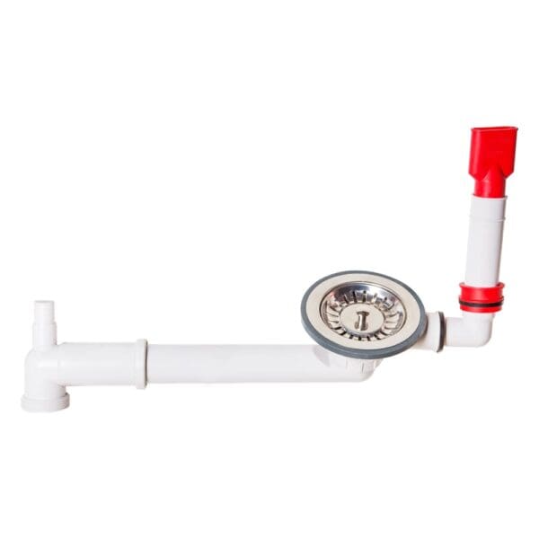 Franke: SID611 Sink Waste Kit, Red/Grey