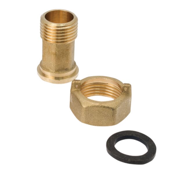 Water Meter: Spare Part Set For DN32 (1Nut, 1Tailpiece, 1Gasket)