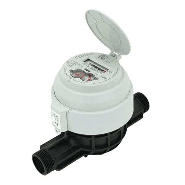 Janz Water Meter: Volumetric JV600 composite DN25 Q3=6.3m3/h R400 Ln260mm G1"1/4B