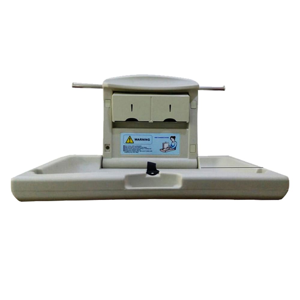 Baby Changing Station: Wall-Mount, Foldable; (85.5x56x49.5)cm, Grey